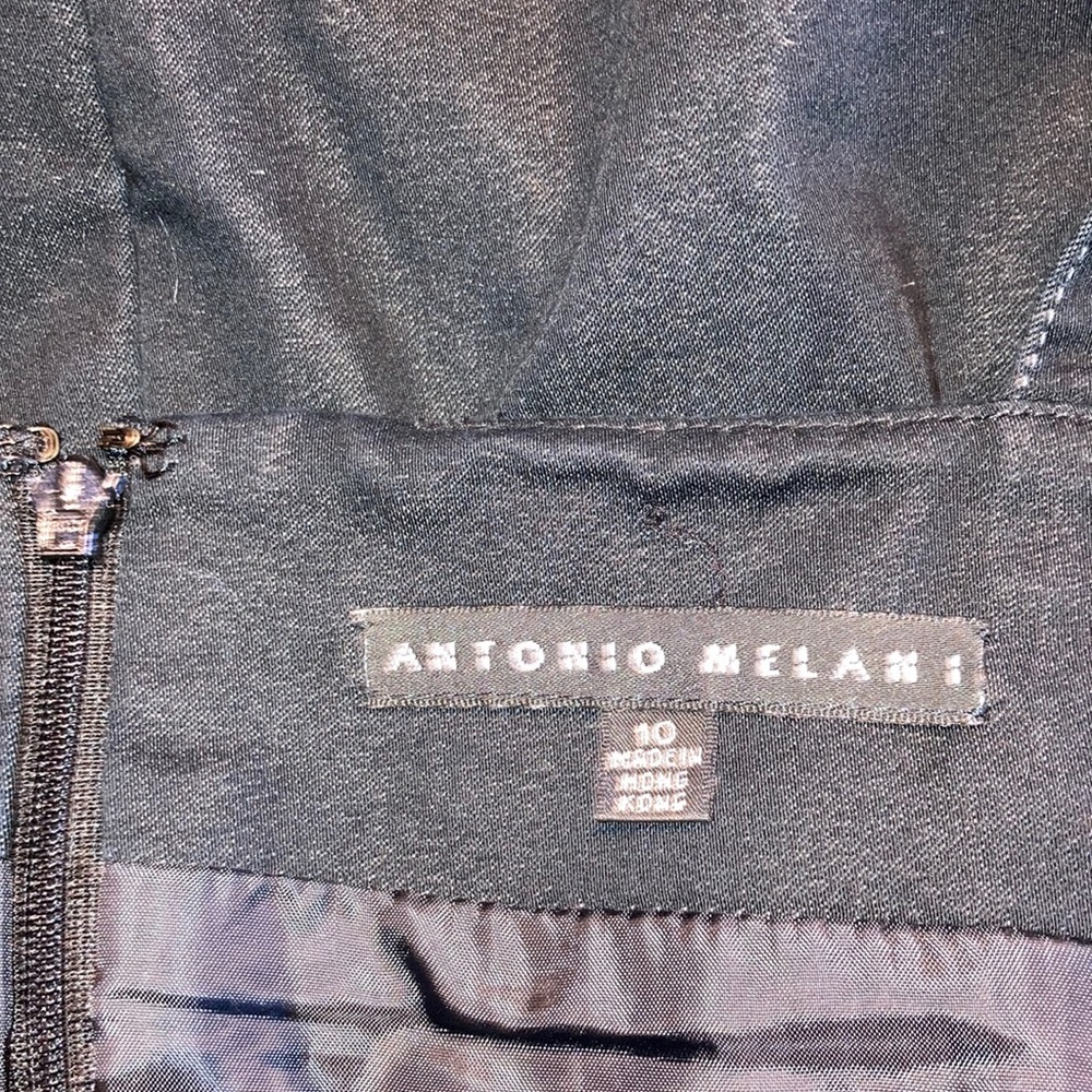 Black dress. Wear alone or with a turtle neck